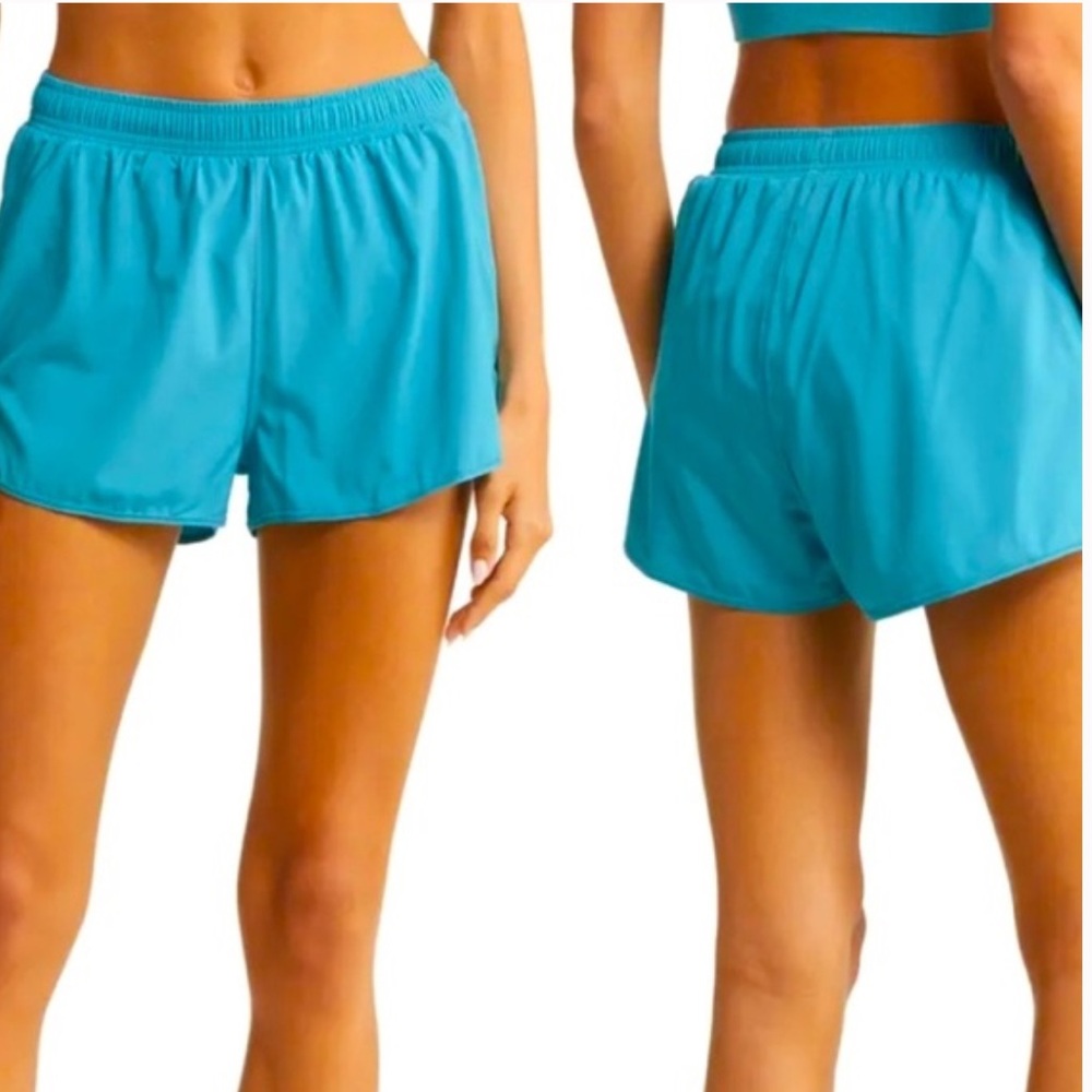Alo Blue Splash Color Shorts Size Small - Picture 2 of 7